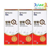자애촌 알파큐 알카리 농축 복합미네랄 30ml, 3병