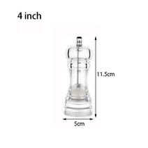 업소용 곡물분쇄기 아크릴 소금 및 후추 그라인더 수동 분쇄기 다목적 곡물 조미료 양념 주방 도구, 04 C04