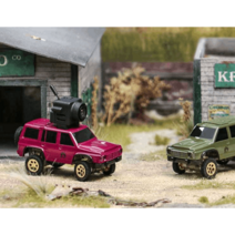 VR RC 카 원격제어 오프로드 집차 SUV 무선조정 FPV, FPV버전-아미그린
