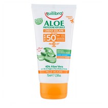 Equilibra 선크림 알로에 썬 프로텍션 크림 Spf 50+ 바디 Aloe Sun Protection 75Ml