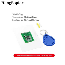 아두이노키트 프로그래밍 전자 아두이노 모듈 부품 mfrc-522 rc522 rfid nfc 리더 rf ic 카드 arduino 모듈 + s50 nfc 카드 + nfc 키, 그린 미니
