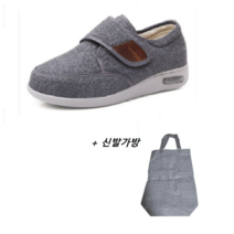 겨울 노인 당뇨신발 부은발 발등조절 찍찍이 효도화