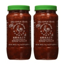 Huy Fong 하이퐁 후레시 칠리 갈릭 소스 18oz(510g) 2팩 Fresh Chili Garlic Sauce, 1개, 510g
