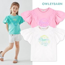올리반 여아용 밸런스 프릴 티셔츠