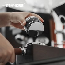 코빙 듀얼 핸들리스 템퍼 53mm + 코너템핑매트 세트, 블랙(템퍼), 1세트