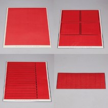열변색붙임 딱지(고온용) 148x15mm 16매1장-교구0674