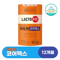 종근당 락토핏 생유산균 코어 프로바이오틱스 아연 12개월 6박스