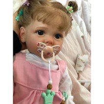 리본돌 프리미엄 애착 구체관절 인형 Lifelike 베티 여러 방수 터치 실리콘, 01 full silicone, 02 brown eye