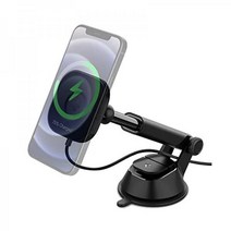 Spigen OneTap Pro Magsafe 고속 무선 자동차 충전기 마운트용으로 디자인(아이폰 14 13 12 모델 심지어 최대 모델), 대시보드