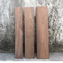 우드슬랩상판 목재 우드 합판 블랙 월넛 나무 블랭크 블록 1 개 과일 피자 커팅 보드 키보드 블랭크목공 카펫, 20x5x2cm