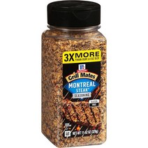 McCormick 그릴 메이트 모트리올 스테이크 시즈닝 329g, 3.4 Ounce (Pack of 6)