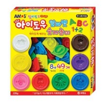 아모스 8000 아이도우 알파벳 숫자놀이, 1개, 혼합색