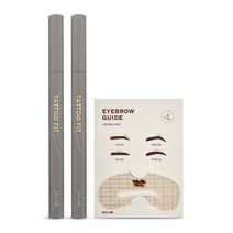 563랩 타투핏 브로우펜, 01. 그레이블랙, 2개+가이드 1개, 1세트