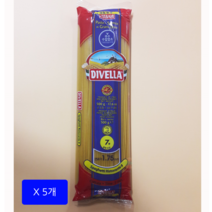 디벨라 스파게티니 8호 500gx5개 까르보나라 파스타면 홈베이킹 봉골레, 5개, 500g