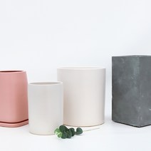 반짝 상처화분 5종모음 20%다운 도자기 FRP 중 대형 색상랜덤발송 포레스트인, 베이직원형_27cm+물받이받침(3호)