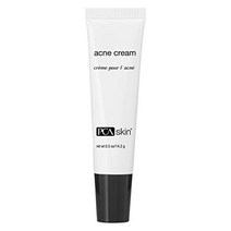 얼굴을 위한 pca 피부 여드름 치료 크림 - 5 벤조일 퍼옥사이드 amp로 매일 얼굴 반점 치료 여드름 피부를 위한 하이드레이팅 락트산 0.5 oz, 0.5fl oz1팩