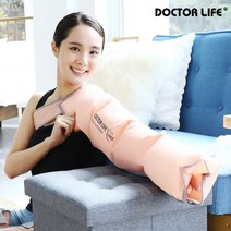 닥터라이프 [닥터라이프] V7 공기압 다리 사지압박순환장치/의료기기/국내생산/ 본체+다리+팔세트(화이트 핑크), 핑크