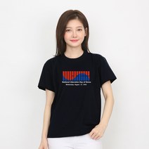 [광복절티] 건곤감리 태극무늬 검정색 반팔 티셔츠