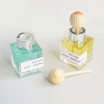 차량용디퓨저 차방향제 실내 화장실 아로마디퓨저 데일리스윗 큐브 50ml 우드볼디퓨저, 인더모닝