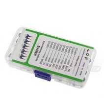 100 조각 전위차계 키트 가변 저항기 10 가지 유형 저항기 세트, type1