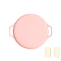 마이템 도노 IH 인덕션 세라믹 코팅 30cm 원형 컬러 그리들+실리콘 손잡이