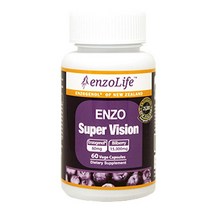 Enzo Life 엔조라이프 슈퍼 비젼 (엔조제놀 60mg 빌베리 추출물 15000mg) 60캡슐