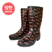 [진짜보생] 프리미엄 방한 겨울 로즈 여자 장화