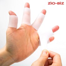 실리콘 손가락 골무 오픈형 10p/사무용골무 핑거코트 엄지골무, 단품