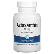 레이크 에버뉴 뉴트리션 아스타잔틴 10mg 식물성 소프트젤 120정 하루 1정 4개월분