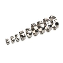 조인트 클램프 파이프 클램프 10 PCS 스테인레스 스틸 304 싱글 이어 호스 구색 키트 5.3-31mm 다중 사양, 07 9.6-11.3mm
