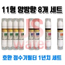 에넥스 EPU-020C 호환정수기필터 11인치 한방향 8개1셋트, 1개, A타입