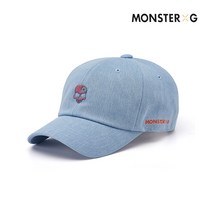 몬스터지 골프 데일리 남녀 공용 볼캡 블루 MC22DD-76