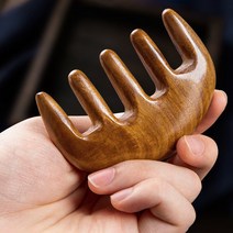 크로닉401 원목 두피 마사지 빗 샴푸 지압 5발 브러쉬, 3번, 1개, 1개입