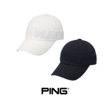 핑(PING) 여성 볼륨 자수 6쪽캡 모자 121B1CP655 (출시가 78 000), 네이비