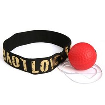 복싱샌드백 복싱 헤드 볼 MMA 산다 파이팅 트레이닝 홈 펀칭 백 무에타이 운동 PU 펀치 1 개, C Red Ball