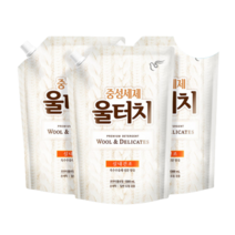 소중한 모든 옷 전용 중성세제 울터치 1300ml x3개 실내건조 기능강화