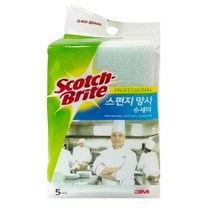 자취 준비물 3M 주방 설거지 수세미 5p 산업용 가성비선물 식당 카페 냄새제거 가정용, 1개, 상세페이지참조