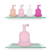 생리컵 생리컵추천 위생생리컵 생리 컵 측면 누출 방지 안전 위생 제품 여성 대합 조개 껍질 실리콘 생리 컵 미용 건강, l, 분홍색, 1개