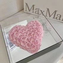 결혼기념일 1주년 선물 곰돌이꽃 장미 곰돌이 a08, 단일사이즈, 35x35x10cm 판타지 파우더