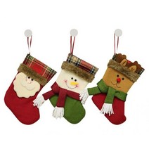 크리스마스 산타양말주머니 포토존만들기 소품 선물 가방 트리장식, 산타양말