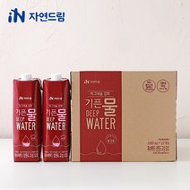 행사 자연드림 마그네슘강화 기픈물 1000ml x (36개입) (멸균종이팩생수/심층수)
