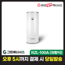 전기온수기 설치 대성쎌틱 스텐 RZB RZL 저장식 전기온수기 서울 경기 부산 전국배송, RZL-100A (하향식)
