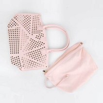 [ 여성토트백 샤첼백 여성토드백 ] 펀칭 토트백 여자 숄더백 크로스백 감각 디자인 K/W-패션/잡화_여성가방