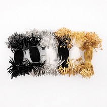 실고리핀 택고리 택끈 라벨끈 상표끈(약100개), 블랙끈+골드핀