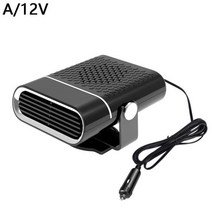 차량용히터24v 12V/24V 150W 휴대용 전기 자동차 히터 따뜻한 바람 해동 블랙 ABS Demister 해열 자동차 액세서리, A