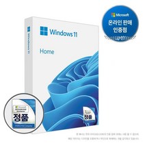 [온라인판매인증점] Windows 11 Home (FPP/한글/USB) 윈도우 11 홈, 1개, 선택하세요