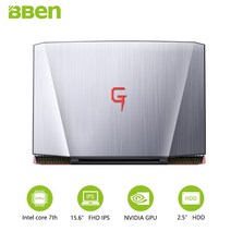 게임용 G16 노트북 15.6 인치 고속 실행 32GBRAM 256GB SSD 2TB HDD 1920x1080 FHD 와이파이 IPS 스크린 i7 7700HQ 노트북, Win10 홈 라이선스