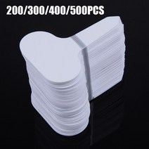 200-500pcs T 형 보육 정원 식물 태그 꽃 레이블 식물에 대 한 씨앗 냄비 마커 DIY 장식 도구, [04] 500pcs, [03] White Label