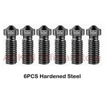 분무기 고익 고압 12 PCS V6 화산 황동 노즐 키트 0.2mm 0.4mm 0.6mm 0.8mm 추가 압출기 3D 프린터 부품 용 M6 1.75mm 필라멘트, 1.75 미리메터, 0.8mm 2