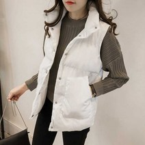 마롱패션 데일리룩 남녀공용 패딩 조끼 커프룩 베스트 패션 코